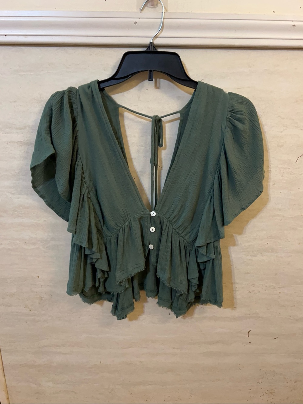 Free People
"Valentina" Top Olive Green - Picture 4 of 10
